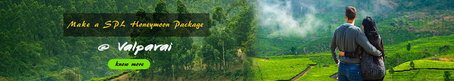 honeymoon package at valparai